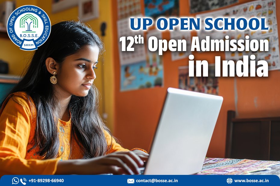 UP open school- 12th open admission in India